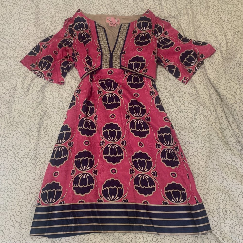 Phoebe Couture Sik Butterfly Dress